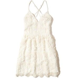 Hollister White Lace Dress NWT